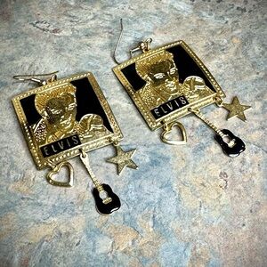 Rare Vintage Elvis Earrings!